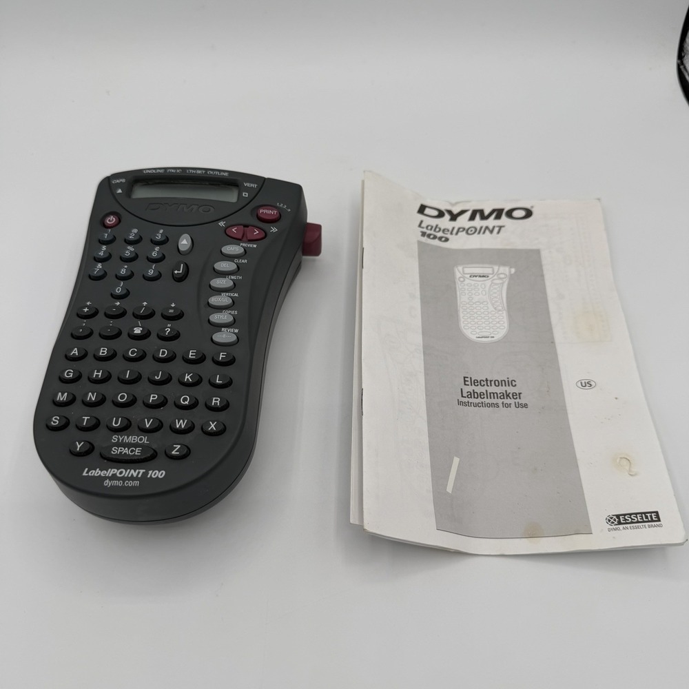 Dymo Labelpoint 100 Label Printer 2002 Vintage No Box Tested And Works